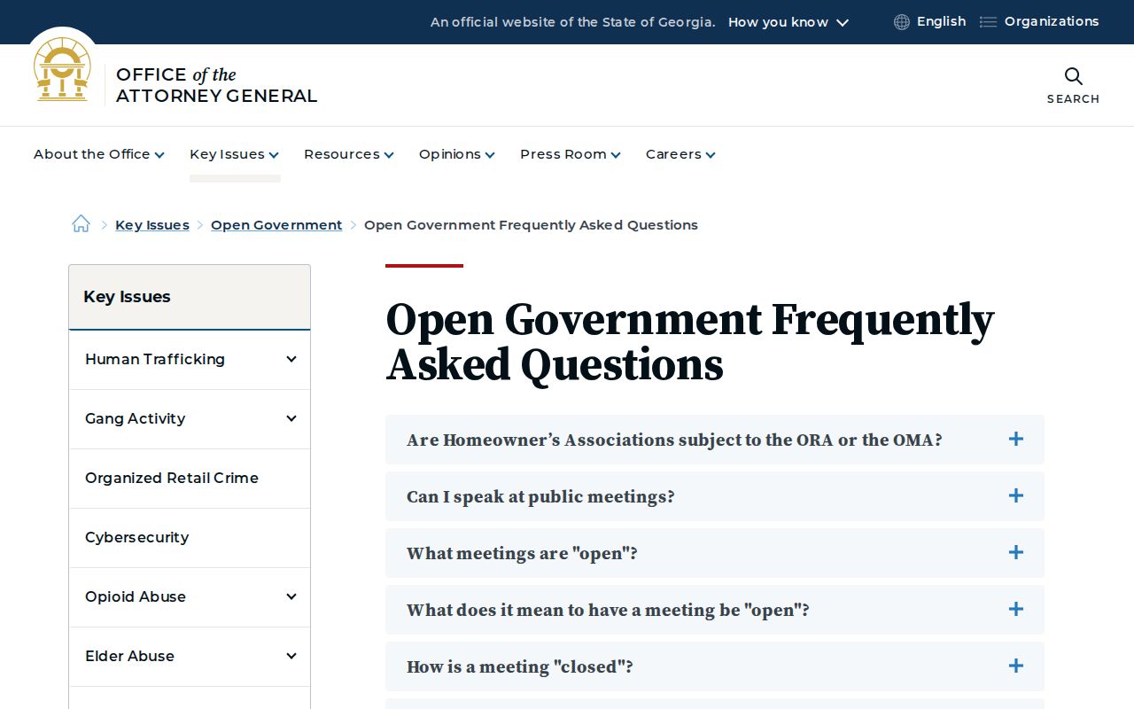 Georgia Open Records request and redaction guidance for Screven County
