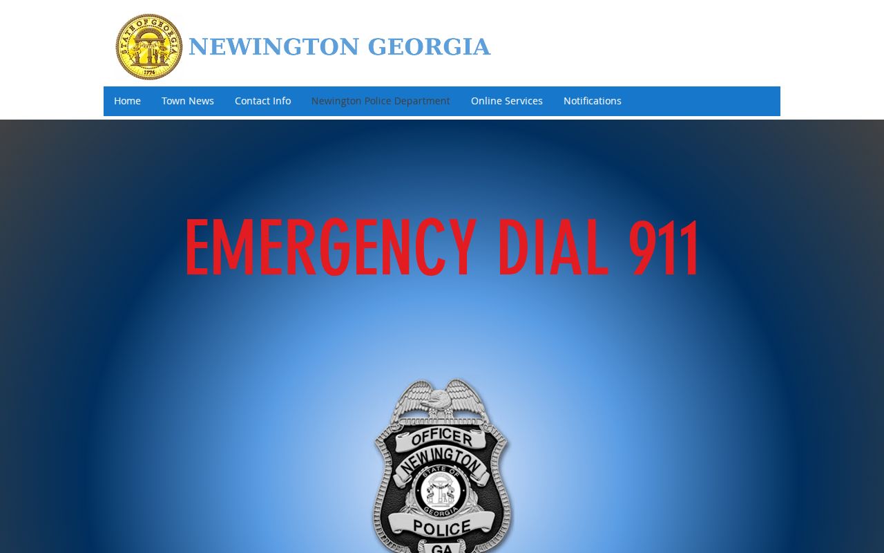 Newington Police official public service and contact information