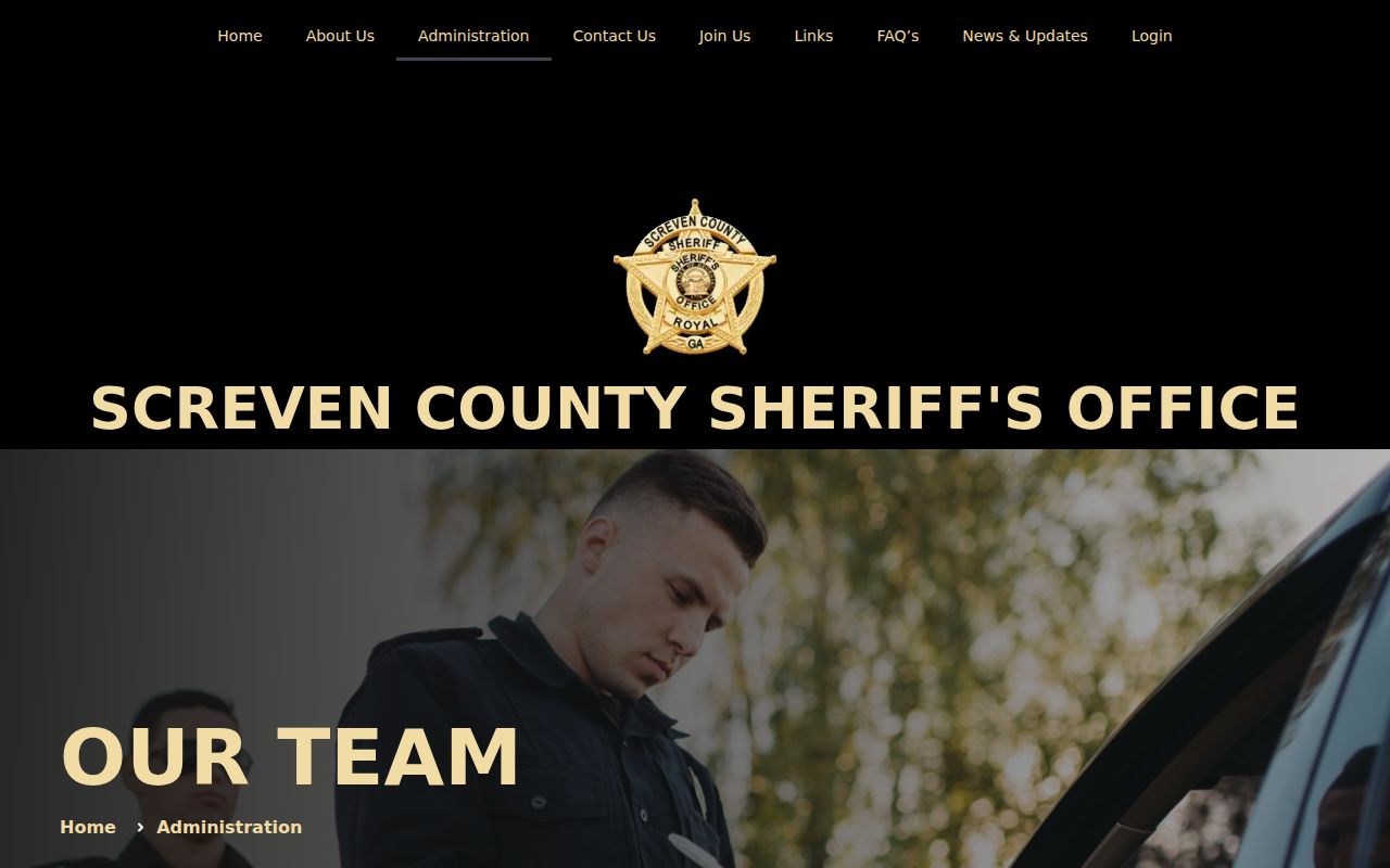 Screven County warrant service administration
